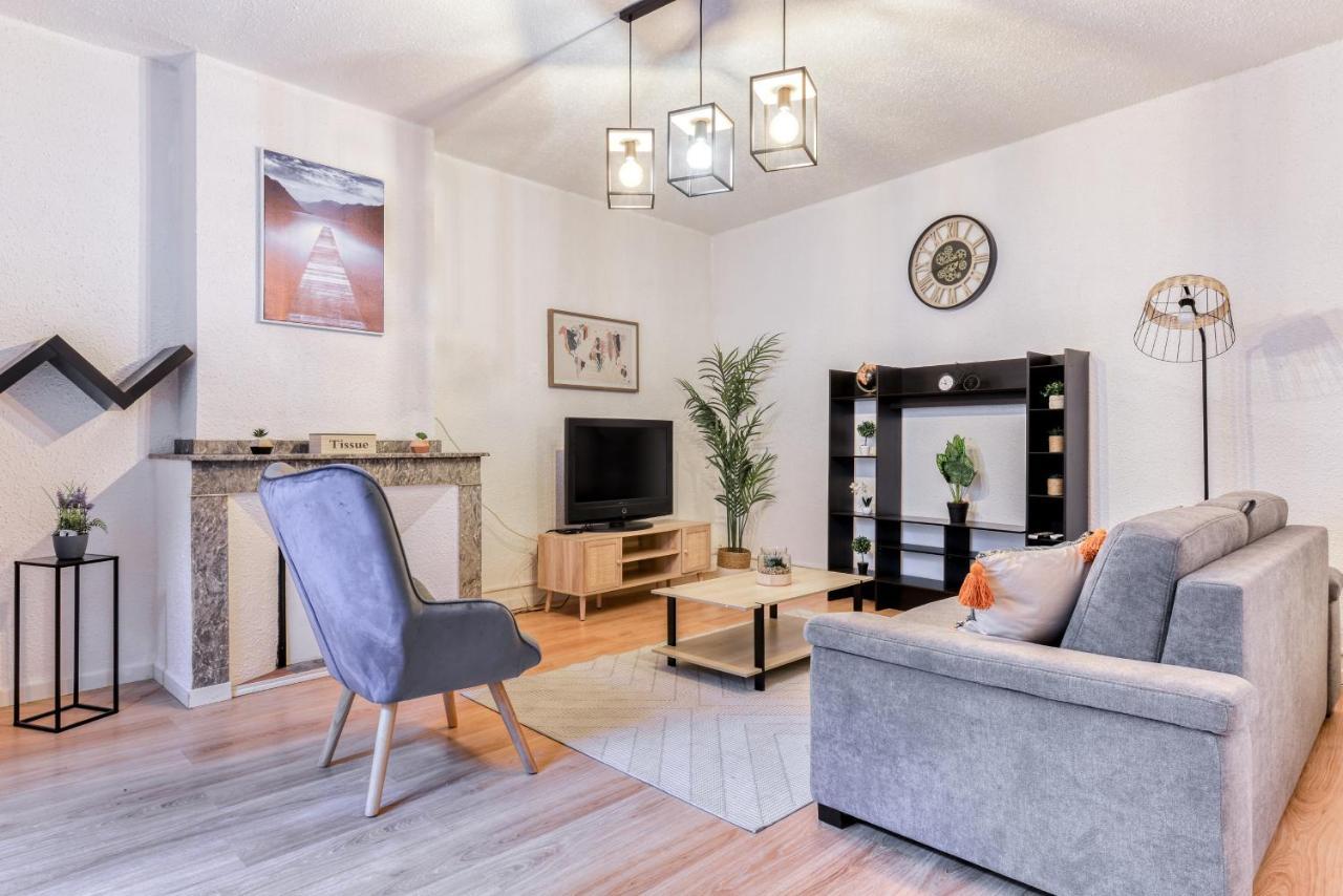Le Central - Wifi - Tout A Pied Apartment การ์กาซอน ภายนอก รูปภาพ
